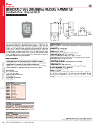 Thumbnail of document Data Sheet - 608 Intrinsically Safe Differential Pressure Transmitter